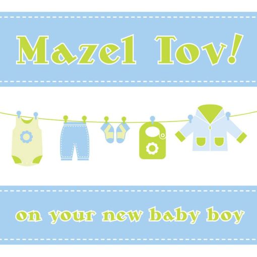 New Baby Boy Greeting Card