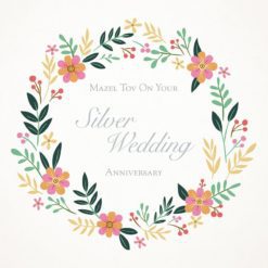 Silver Anniversary Card