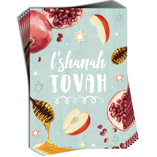 Jewish New Year Cards (6 pack) Davora Greeting Cards